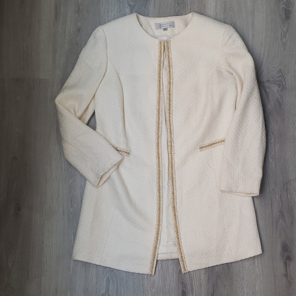 Tahari Jackets & Blazers - Tahari Tweed Topper Coat